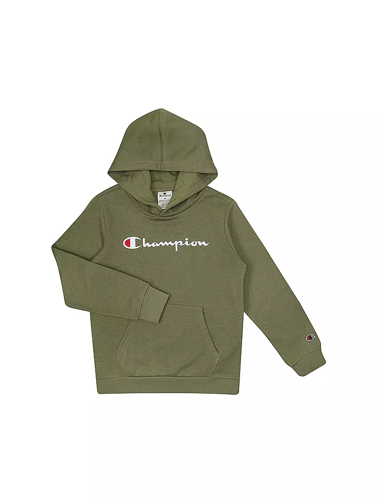 CHAMPION | Jungen Kapuzensweater - Hoodie | olive