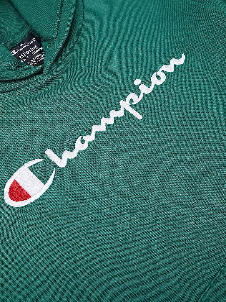 CHAMPION | Jungen Kapuzensweater - Hoodie | dunkelgrün
