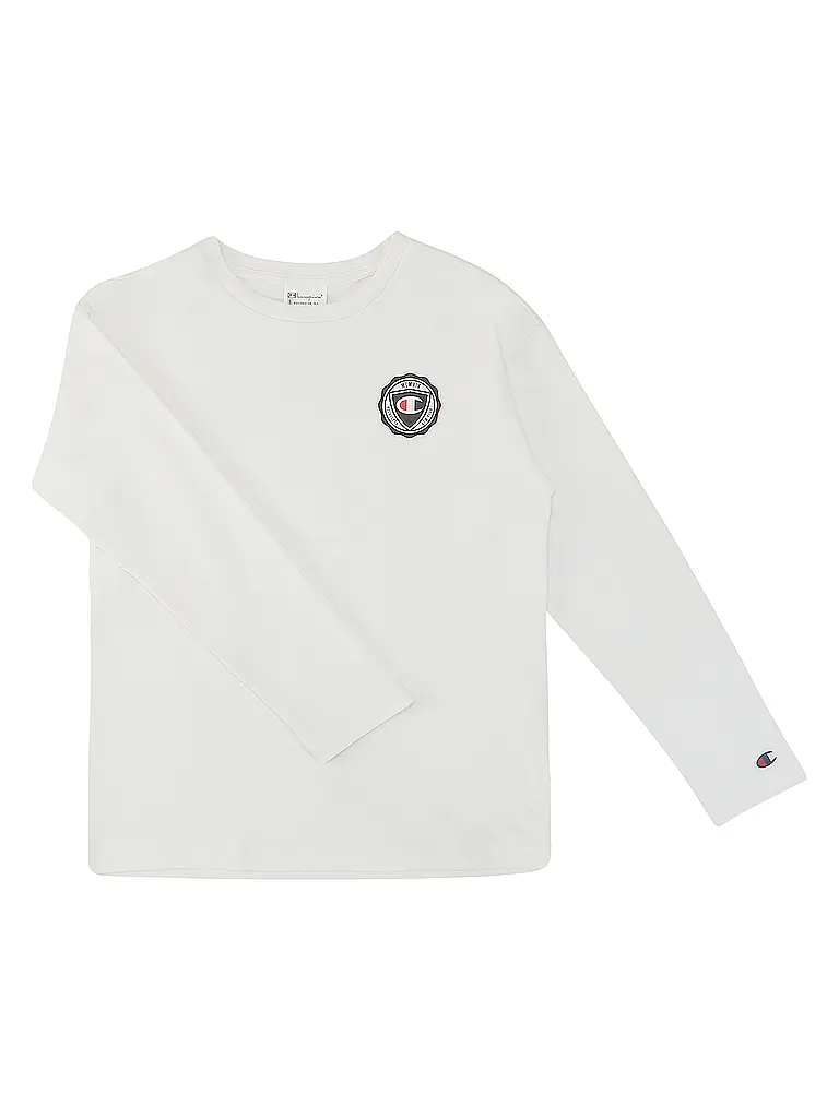 CHAMPION | Jungen Langarmshirt  | Creme