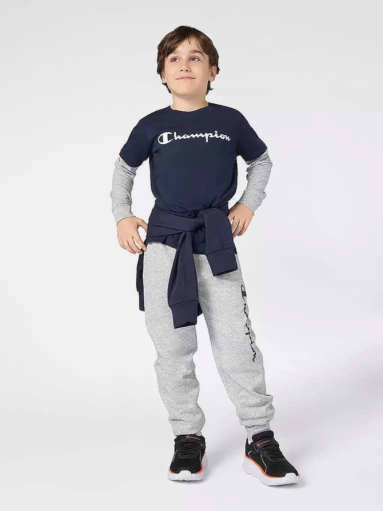CHAMPION | Jungen Langarmshirt  | dunkelblau