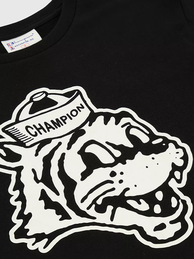CHAMPION | Jungen T-Shirt | schwarz