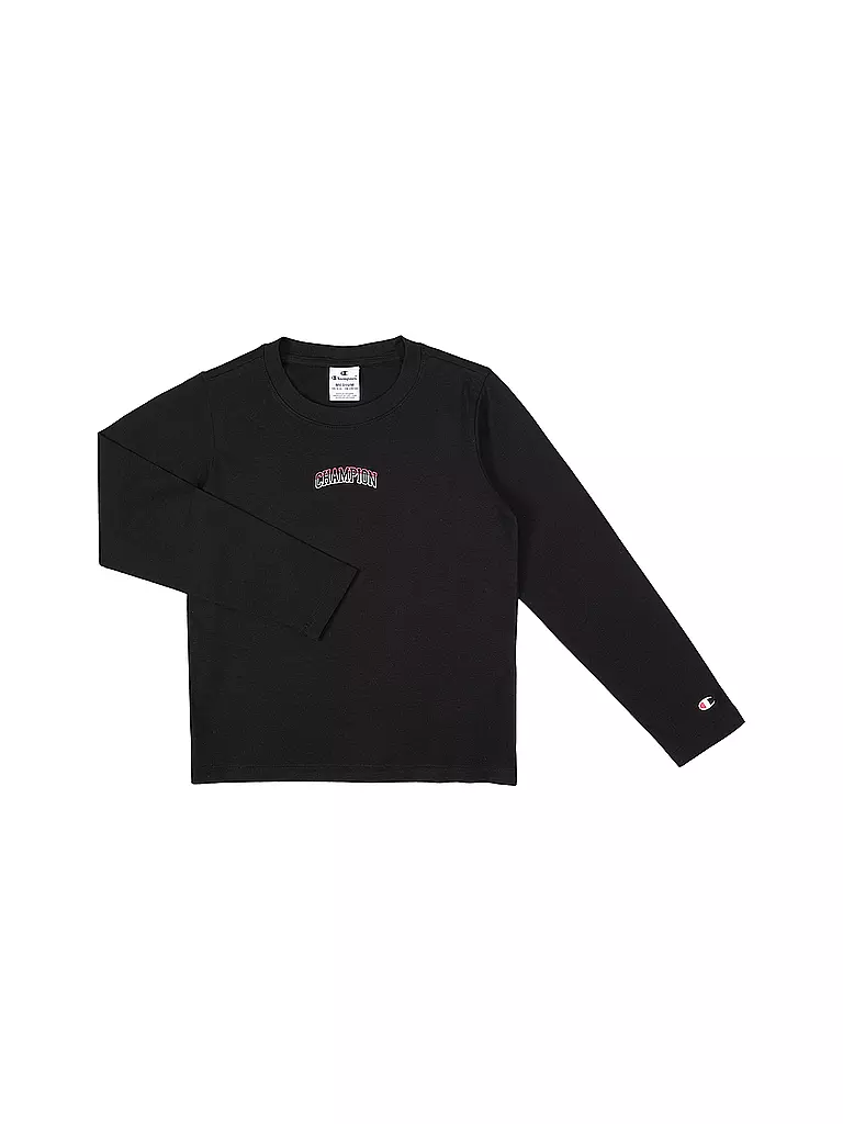 CHAMPION | Mädchen Langarmshirt | schwarz
