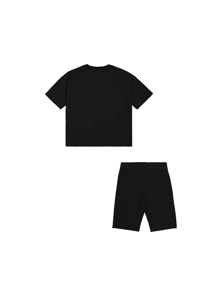 CHAMPION | Mädchen Set 2-teilig T-Shirt und Shorts | schwarz