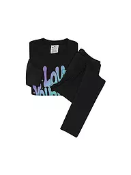 CHAMPION | Mädchen Sweater und Jogginghose | schwarz