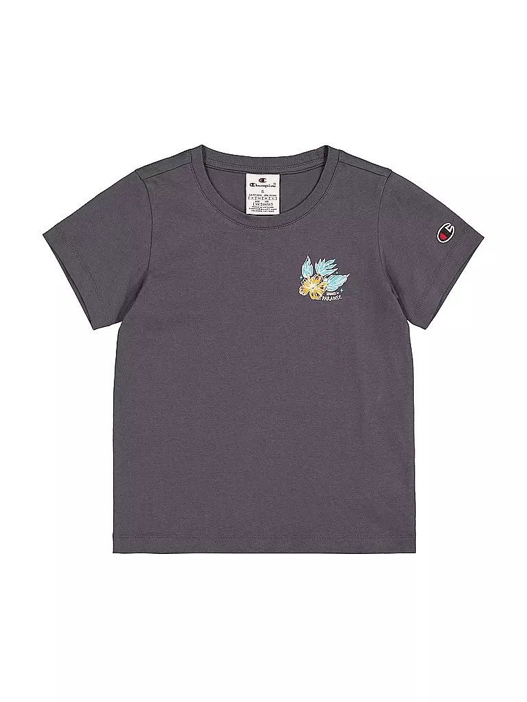 CHAMPION | Mädchen T-Shirt  | grau