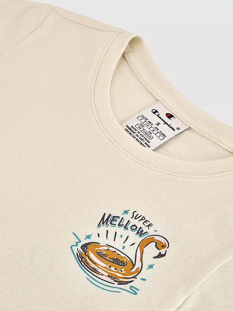 CHAMPION | Mädchen T-Shirt  | beige