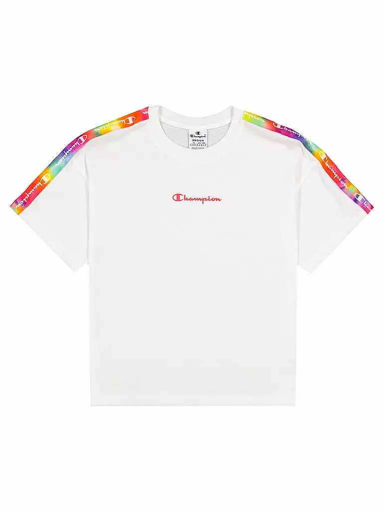 CHAMPION | T-Shirt Cropped Fit  | weiss