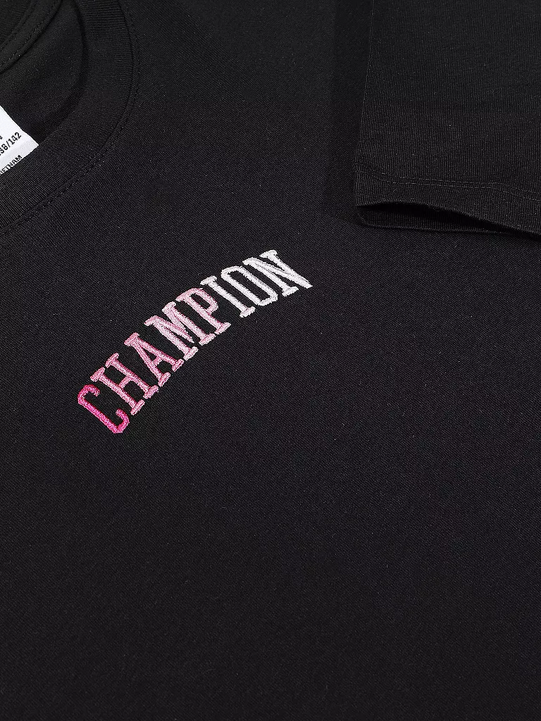 CHAMPION | T-Shirt Oversized Fit | schwarz