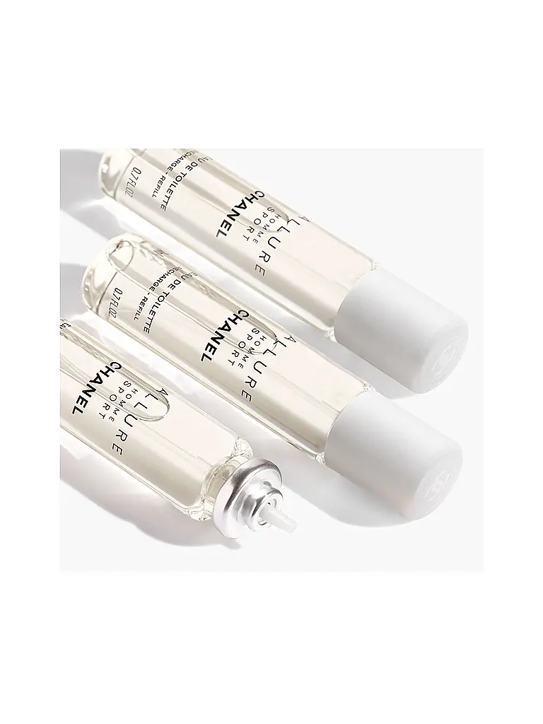 CHANEL |  EAU DE TOILETTE NACHFÜLLBARES TWIST AND SPRAY 3X20ML NACHFÜLLUNG | Keine Farbe
