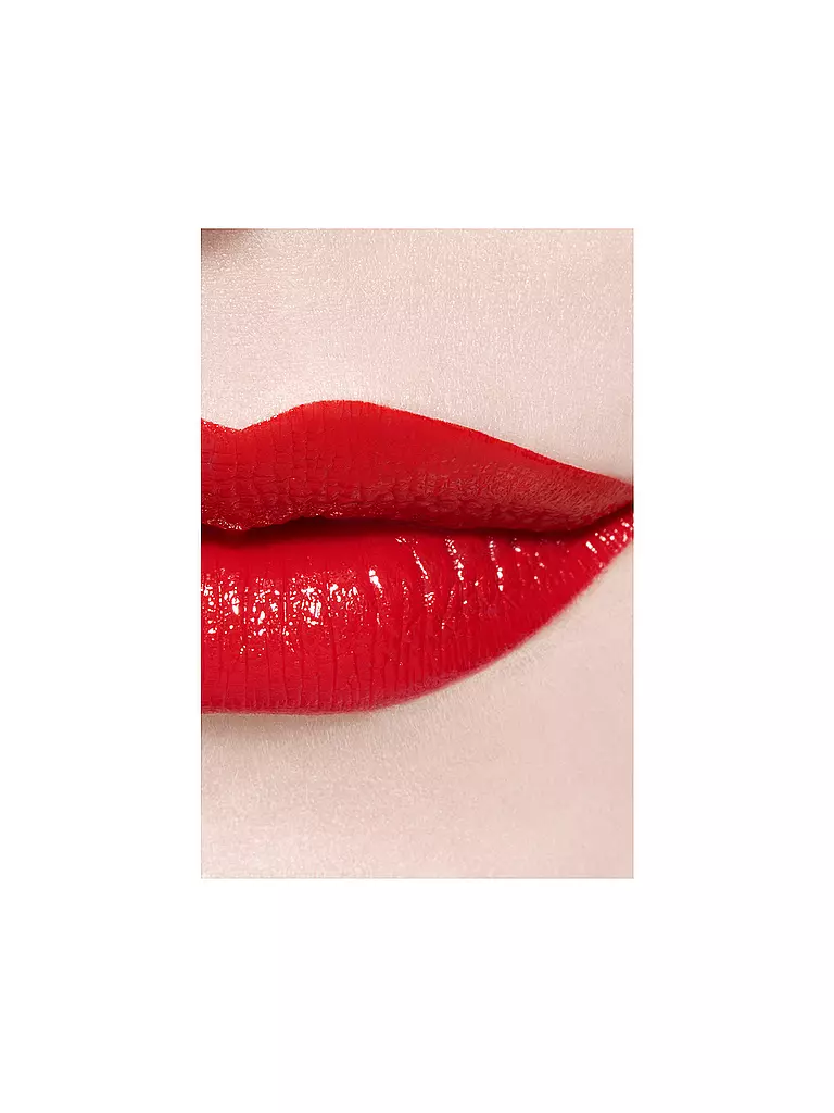 CHANEL | DER FEUCHTIGKEITSSPENDENDE, AUFPOLSTERNDE, HOCHGLÄNZENDE UND FARBINTENSIVE LIPPENSTIFT MIT LANGEM HALT. 3G | rot