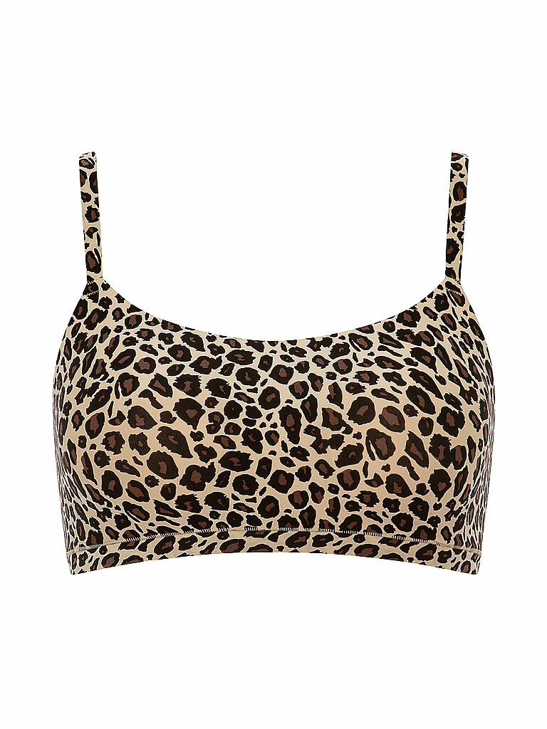 Chantelle Damen Softstretch Bralette, Leopard Nude, XS/S