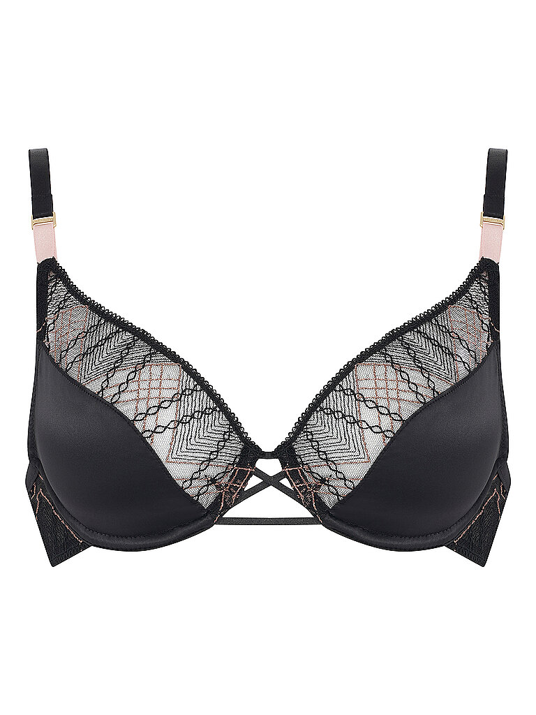 CHANTELLE BH mit Bügel MEMENTO schwarz / pink lurex – Chantelle