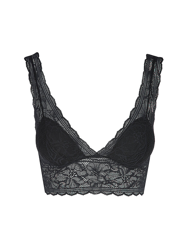 CHANTELLE Floral Touch Bralette Spitze stützend für Damen schwarz L