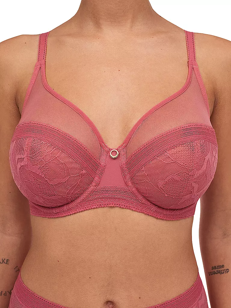 CHANTELLE | BH mit Bügel TRUE LACE corallin | koralle