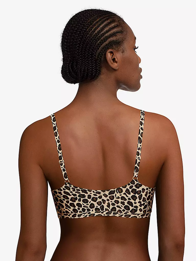 CHANTELLE | Bustier leopard nude | braun