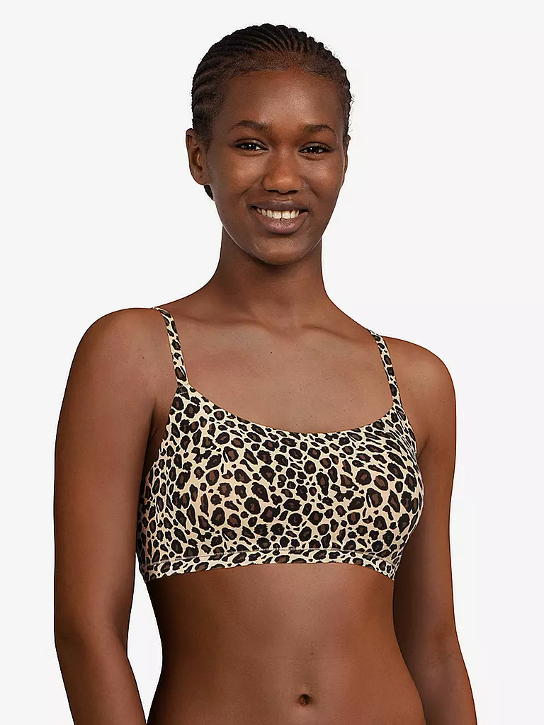 CHANTELLE | Bustier leopard nude | braun