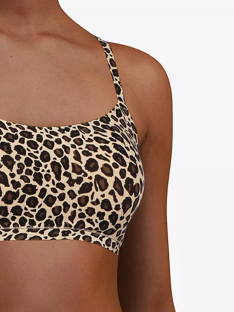 CHANTELLE | Bustier leopard nude | kupfer