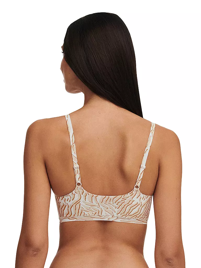 CHANTELLE | Bustier SOFTSTRETCH desert sand print | beige