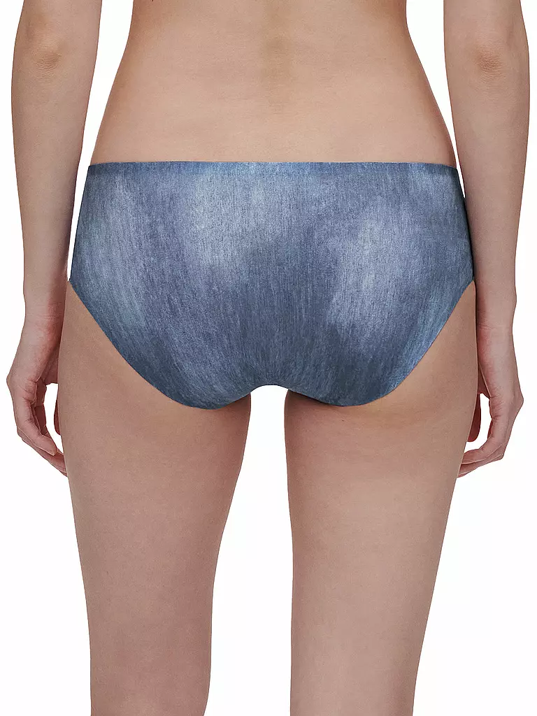 CHANTELLE | Pants SOFT STRETCH blue denim print | beige