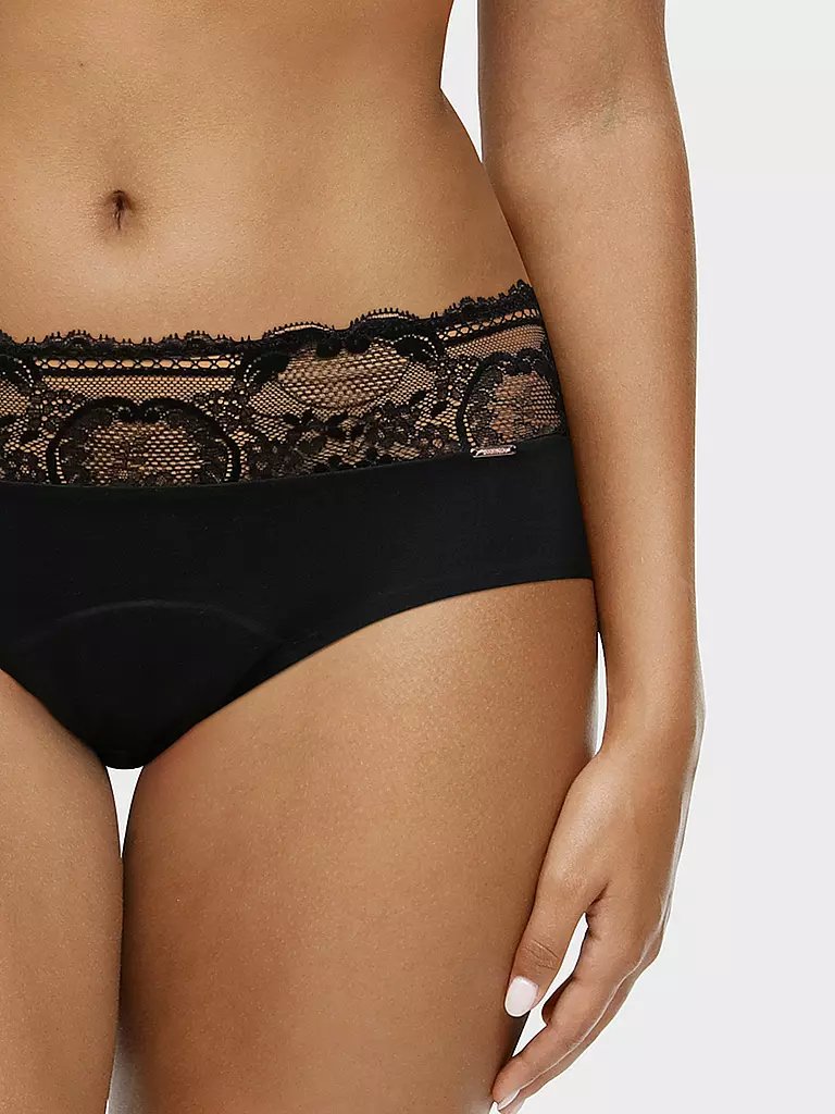CHANTELLE | Periodenunterwäsche Slip - Periodenslip schwarz  | schwarz