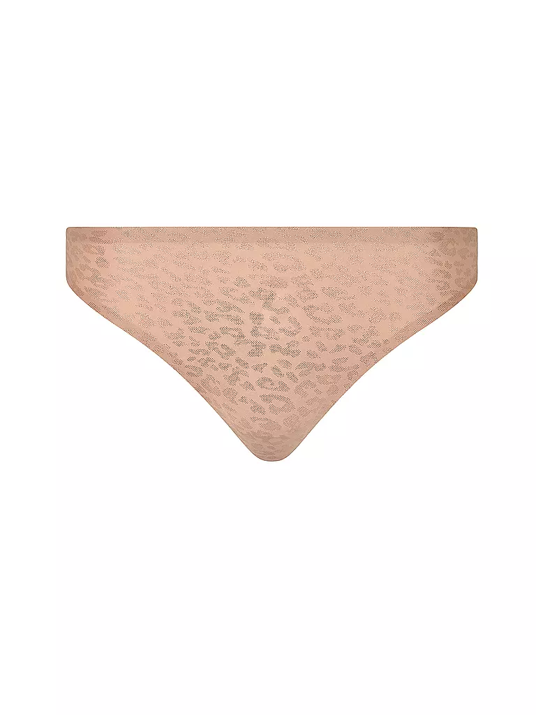 CHANTELLE | String leo shimmer print  | beige