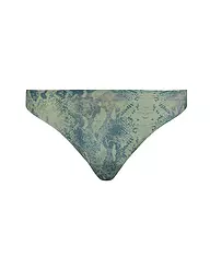 CHANTELLE | String SOFT STRETCH blue denim print | olive