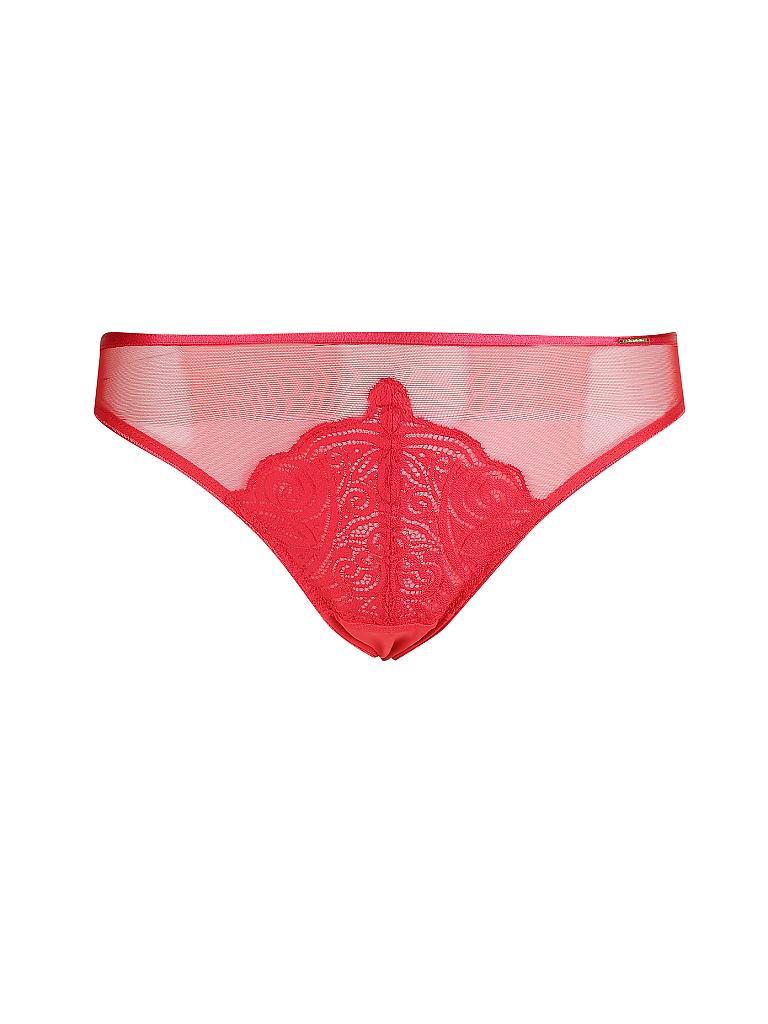 CHANTELLE | Tanga "Pyramide" (Coquelicot) | rot