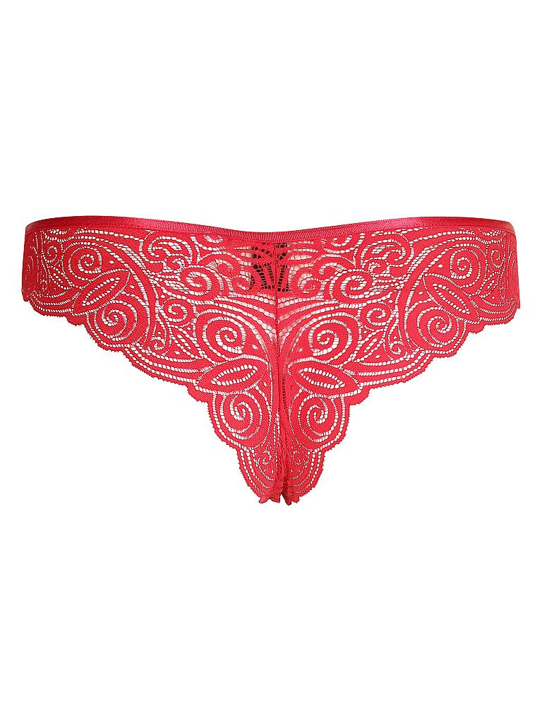 CHANTELLE | Tanga "Pyramide" (Coquelicot) | rot