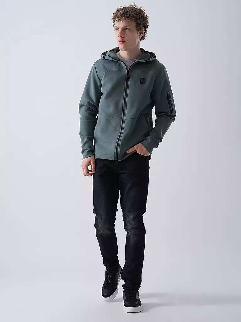 CHASIN | Sweatjacke LION MIX | grün