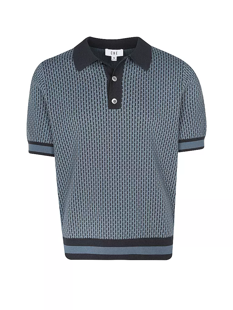 CHE | Poloshirt COSMO GEO QUINN | blau