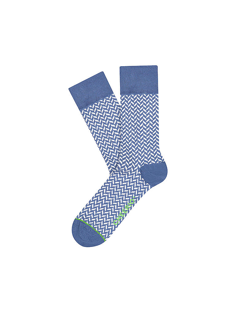 CHEERIO | Socken Herringbone Homie 2-er Pkg. 354 dutch blue | blau