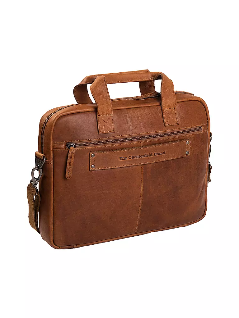 CHESTERFIELD | Ledertasche - Laptoptasche CALVI | camel