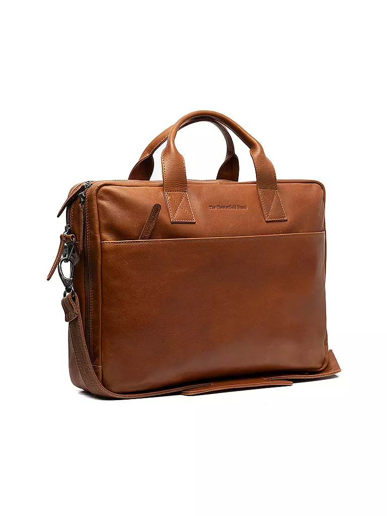 CHESTERFIELD | Ledertasche - Laptoptasche FRAZER | camel