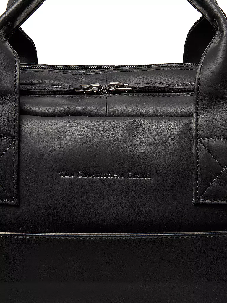 CHESTERFIELD | Ledertasche - Laptoptasche FRAZER | schwarz