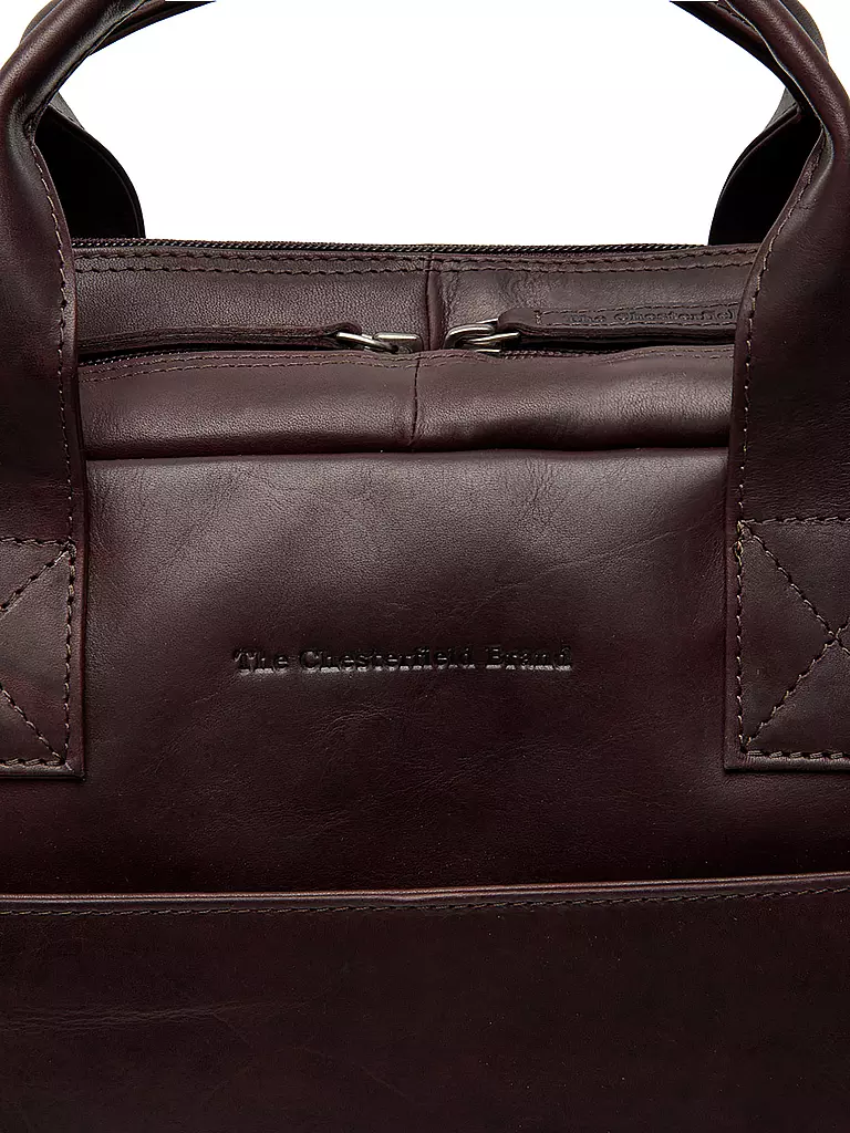 CHESTERFIELD | Ledertasche - Laptoptasche FRAZER | camel
