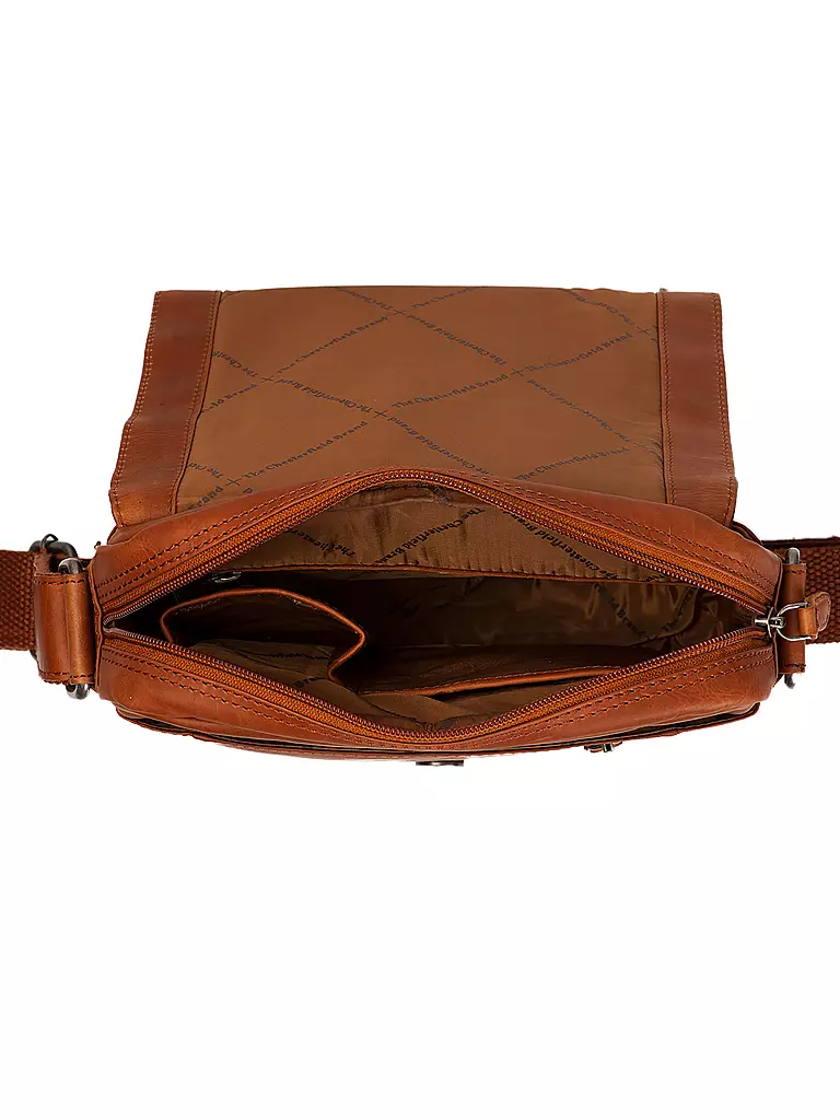 CHESTERFIELD | Ledertasche - Umhängetasche REMY | schwarz