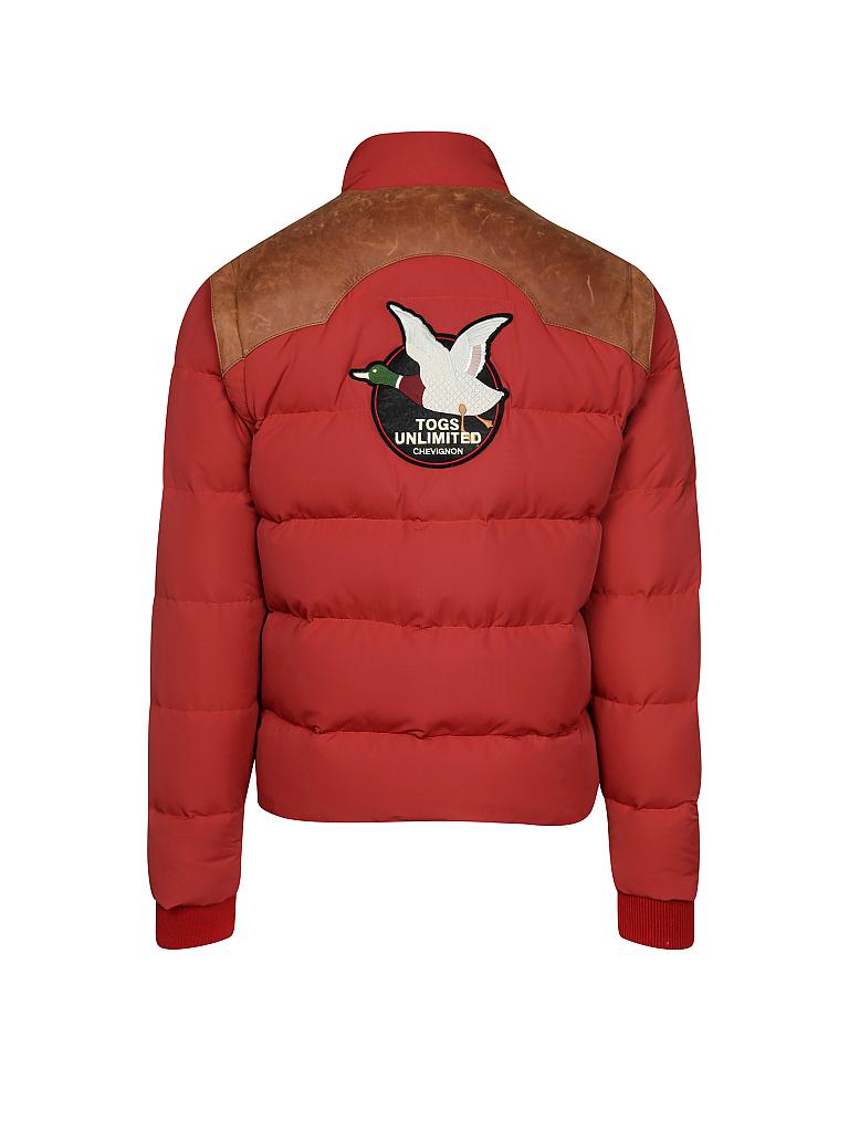 CHEVIGNON | Daunenjacke/Daunengilet  2 in 1  | rot