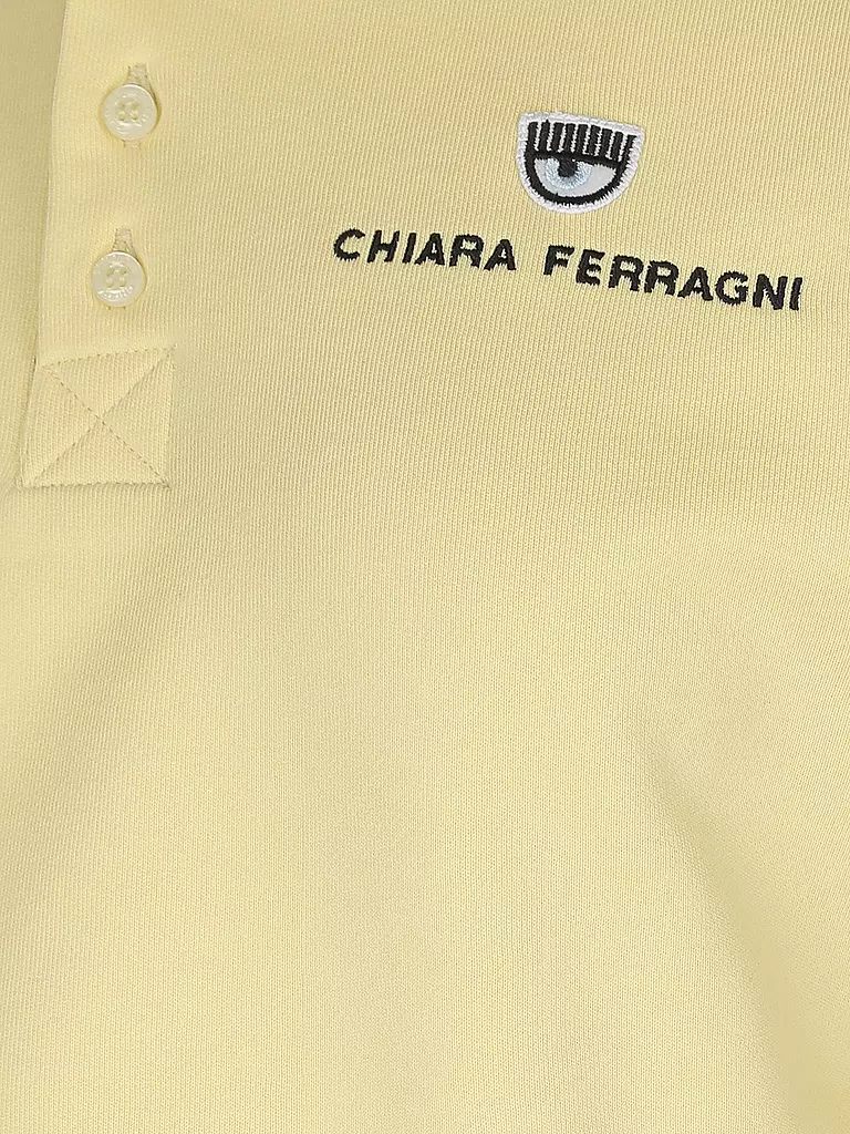 CHIARA FERRAGNI | Poloshirt Cropped Fit | gelb