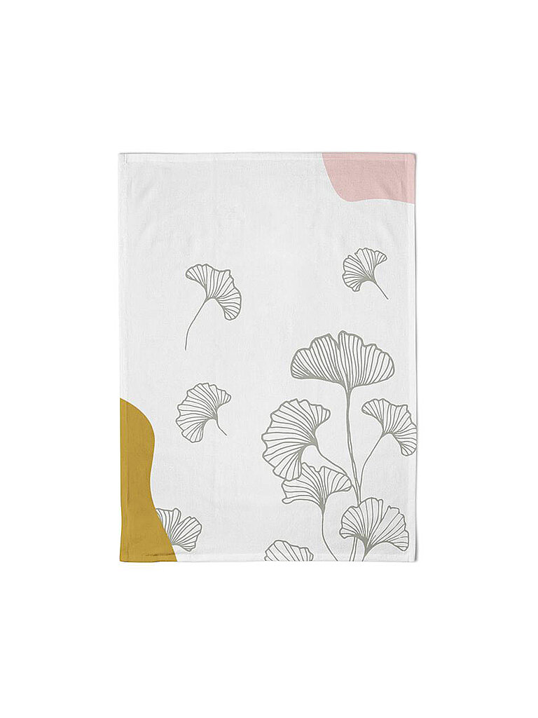 CHIC.MIC Geschirrtuch Organic Kitchen Towel 50x70cm Gingko bunt
