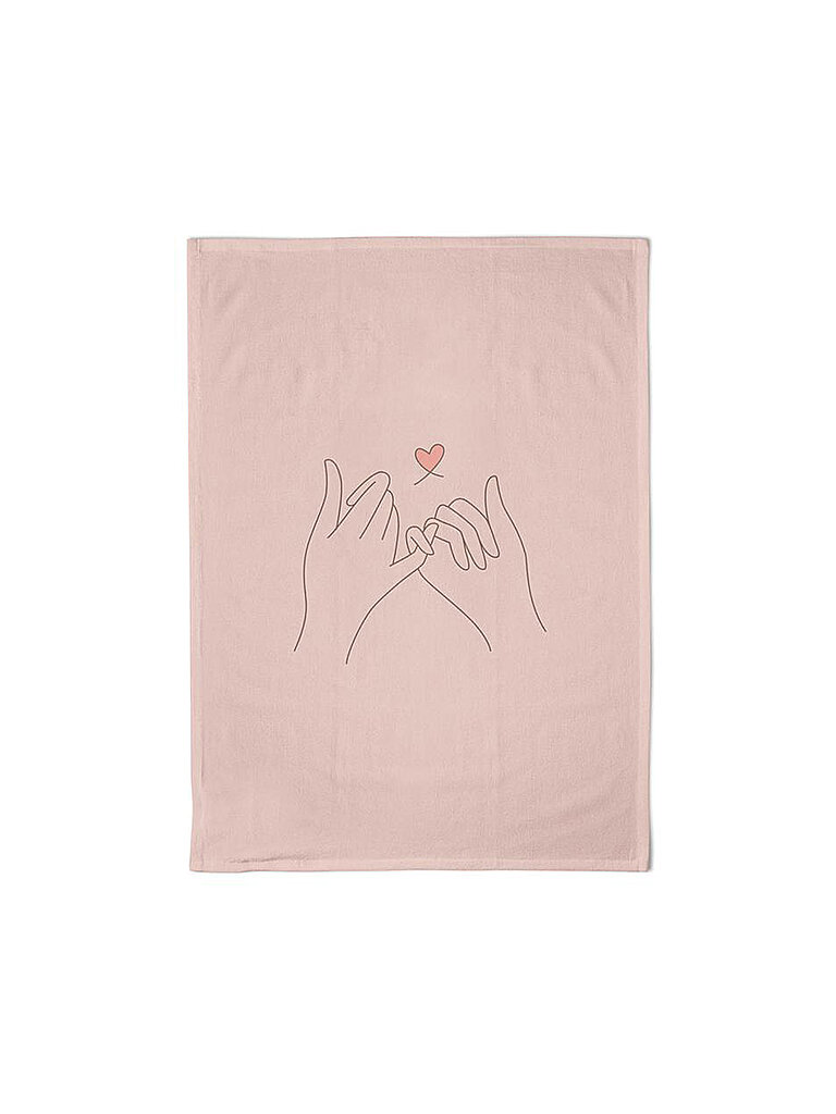 CHIC.MIC Geschirrtuch Organic Kitchen Towel 50x70cm Pinkie Promise bunt