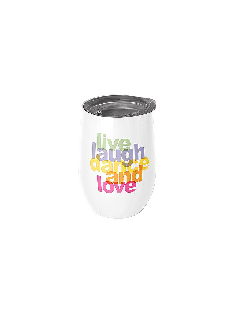CHIC.MIC Thermobecher Bioloco Office 0,42l  Live Laugh Dance bunt