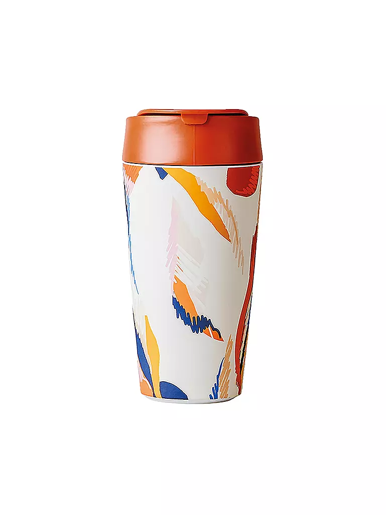 CHIC.MIC | Becher bioloco plant deluxe cup 420ml Abstract Pattern | bunt