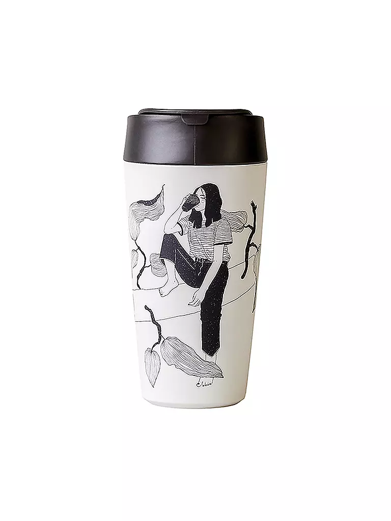 CHIC.MIC | Becher bioloco plant deluxe cup 420ml Coffee Break | bunt