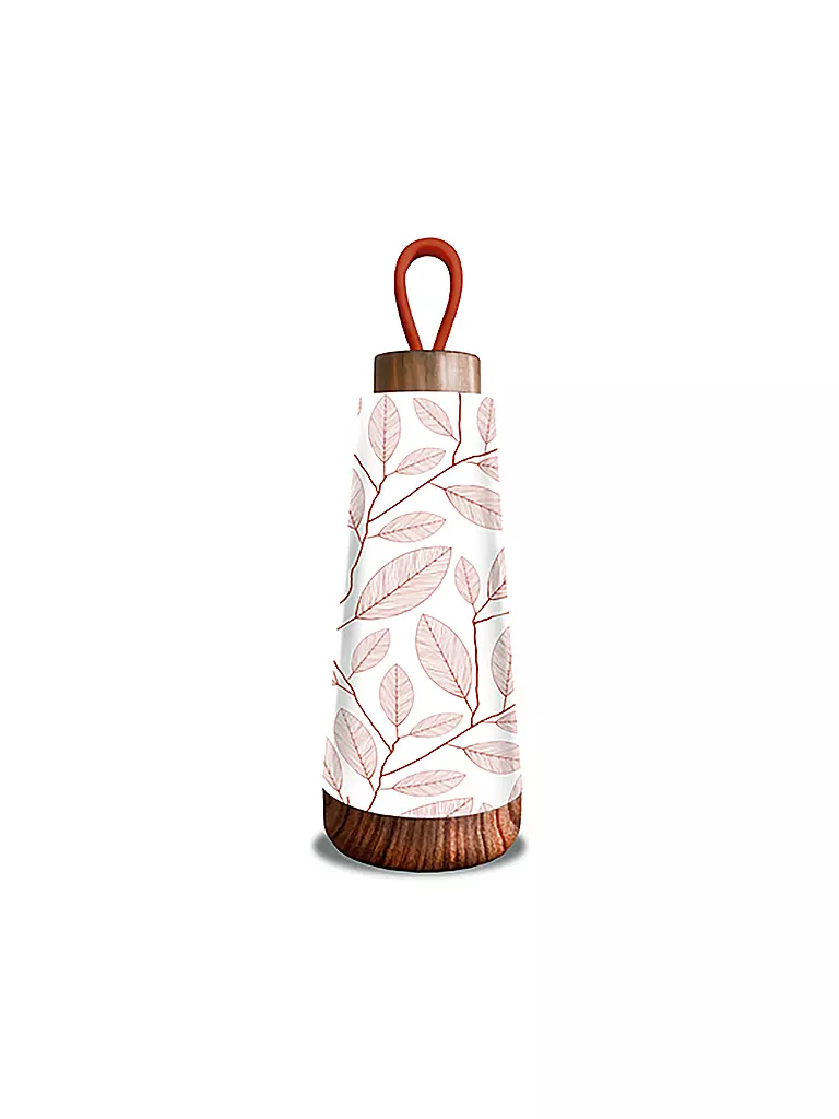 CHIC.MIC | Isolierflasche - Thermosflasche Loop Bioloco 0,35l Terracotta Leaves | bunt