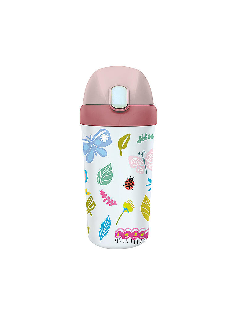 CHIC.MIC | Kinder Trinkbecher Cup bioloco plant 400ml Butterfly | bunt