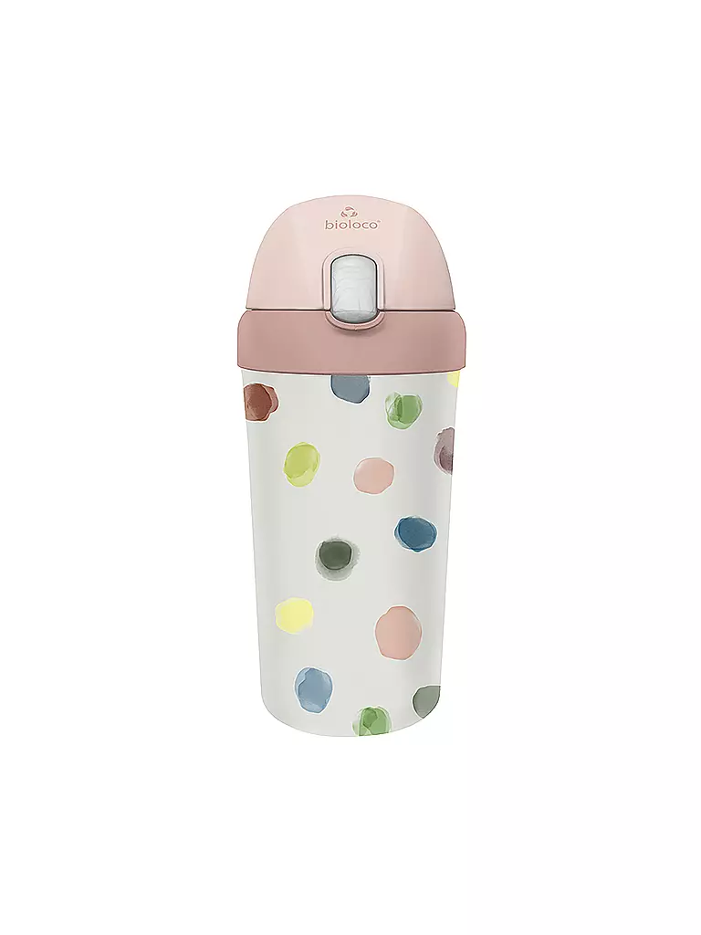 CHIC.MIC | Kinder Trinkbecher Cup bioloco plant 400ml Little Artist | rosa