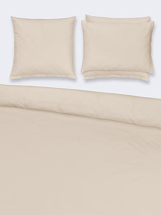 CHRISTIAN FISCHBACHER | Satin Kissenbezug 40x60cm Uni  Beige