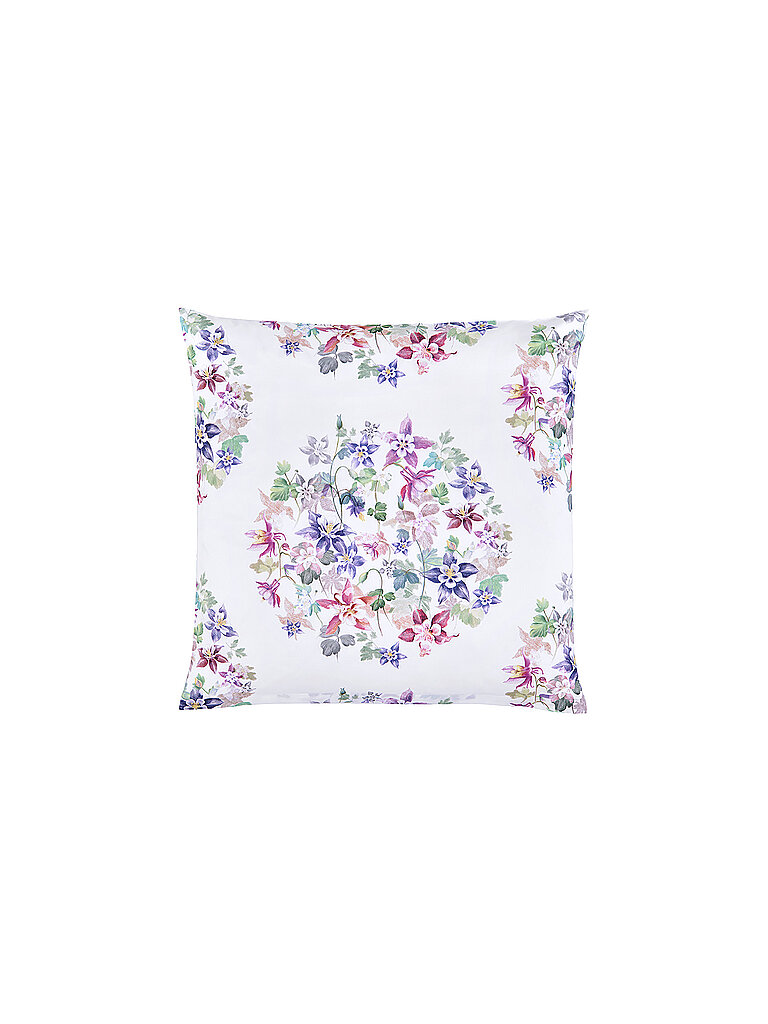 CHRISTIAN FISCHBACHER Satin Kissenbezug ALEA 70x90cm Weiss weiss – CHRISTIAN FISCHBACHER