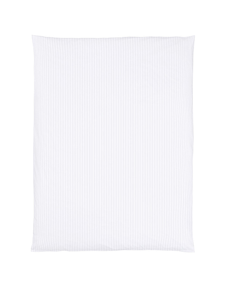 CHRISTIAN FISCHBACHER Housse de couette en satin MANHATTAN 140x200cm Blanc blanc