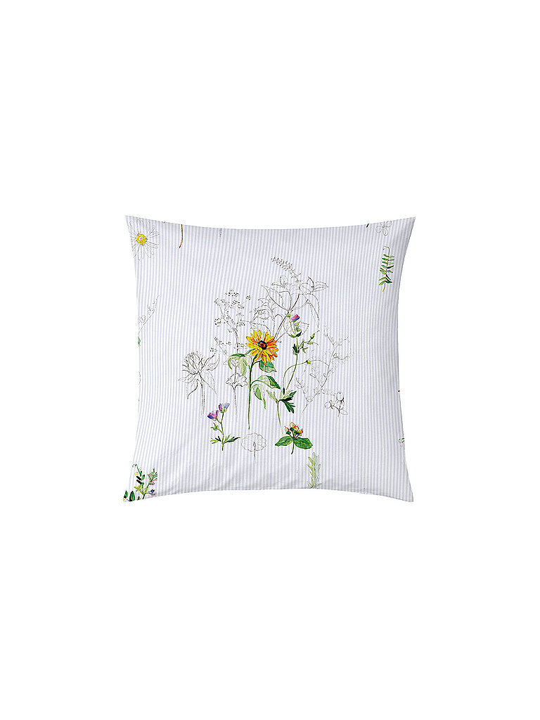 CHRISTIAN FISCHBACHER Funda de almohada de satén 70x90cm NATURE STRIPE Blanco blanco
